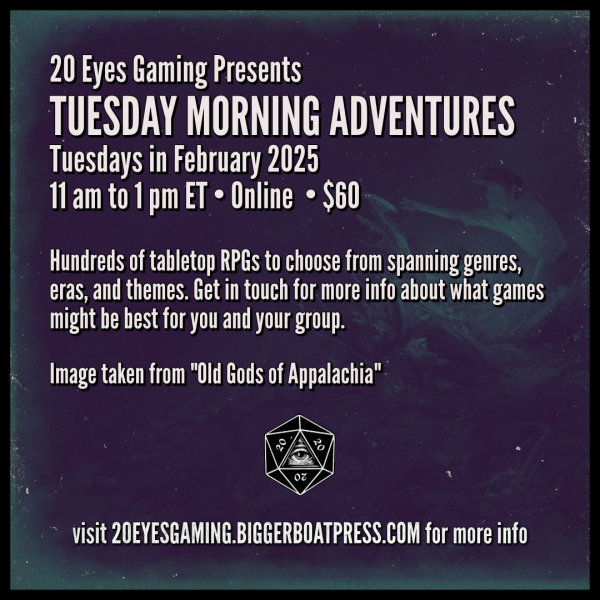 2025-02 TUESDAY MORNING Old Gods of Appalachia