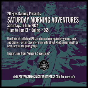 2024-06 SATURDAY MORNING Ninjas & Superspies