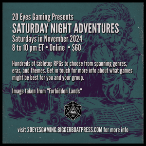 2024-11 SATURDAY NIGHT Forbidden Lands