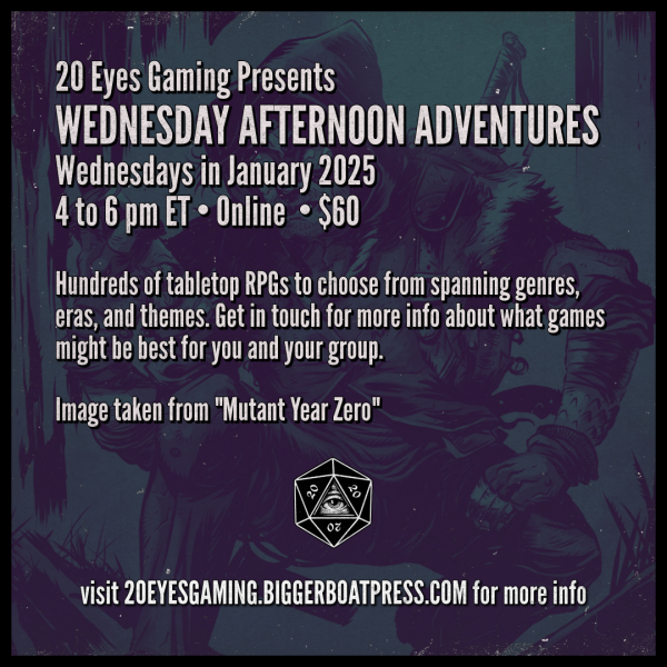 2025-01 WEDNESDAY AFTERNOON Mutant Year Zero