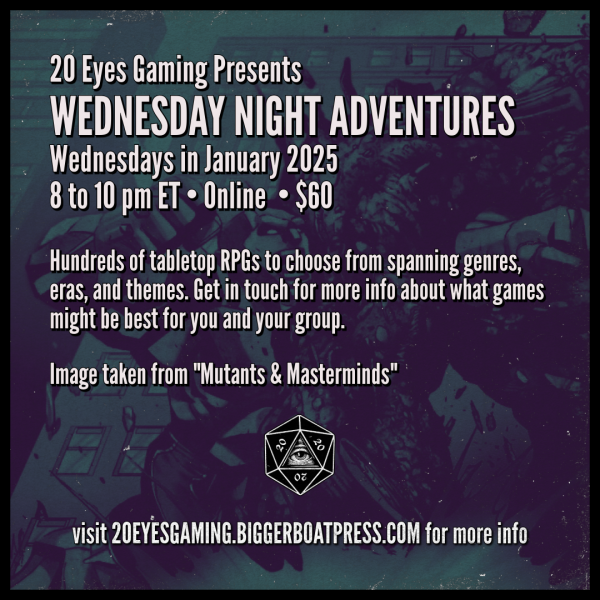 2025-01 WEDNESDAY NIGHT Mutants & Masterminds