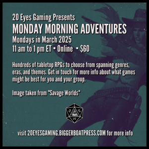 2025-03 MONDAY MORNING Savage Worlds