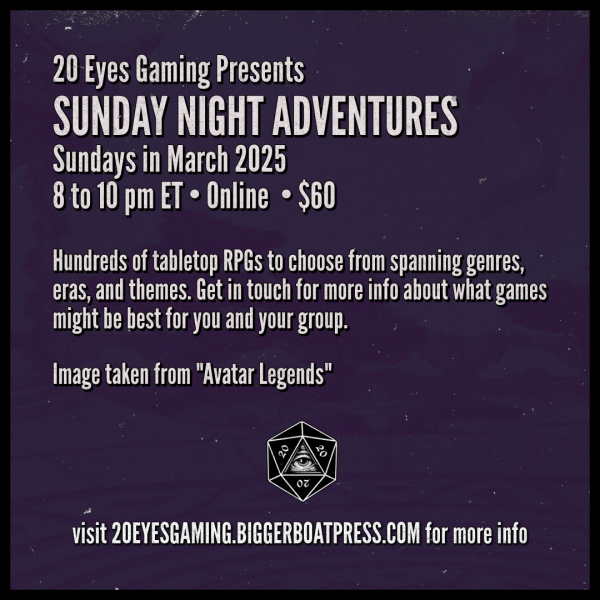 2025-03 SUNDAY NIGHT Avatar Legends