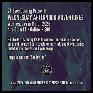 2025-03 WEDNESDAY AFTERNOON Shadowrun