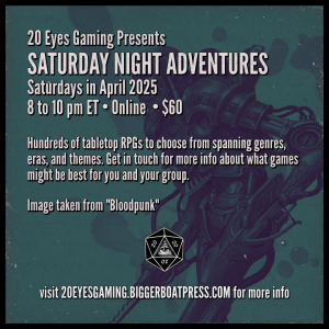 2025-04 SATURDAY NIGHT Bloodpunk