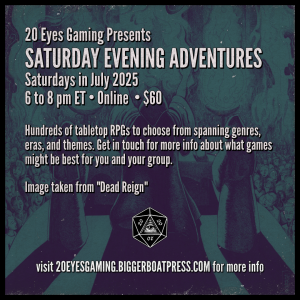 2025-07 SATURDAY EVENING Dead Reign