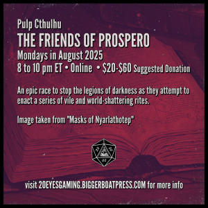 2025-08 MONDAY NIGHT Prospero
