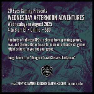 2025-08 WEDNESDAY AFTERNOON Lankhmar