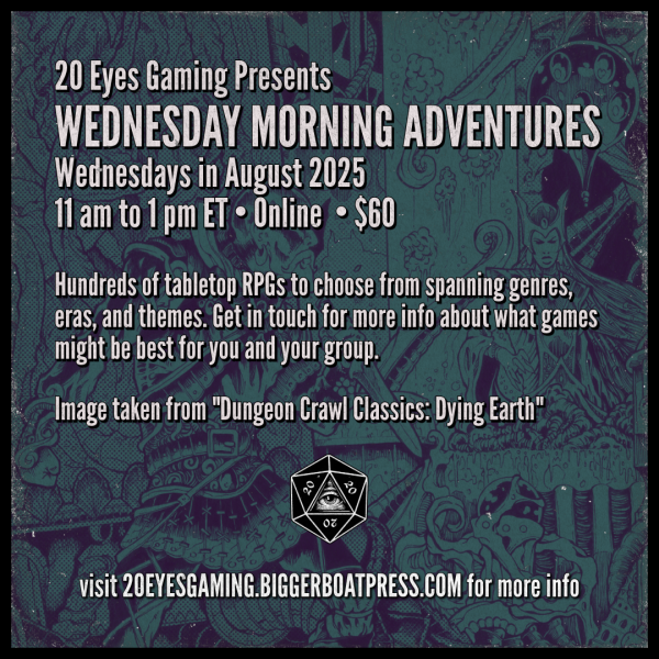 2025-08 WEDNESDAY MORNING Dying Earth