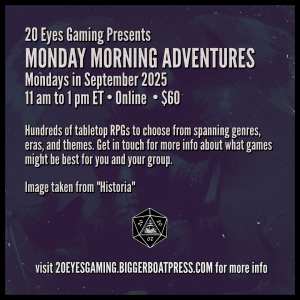 2025-09 MONDAY MORNING Historia