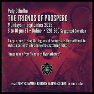 2025-09 MONDAY NIGHT Prospero