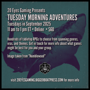 2025-09 TUESDAY MORNING Humblewood