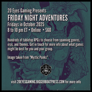2025-10 FRIDAY NIGHT Mystic Punks