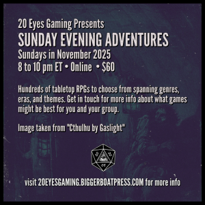 2025-11 SUNDAY Cthulhu by Gaslight